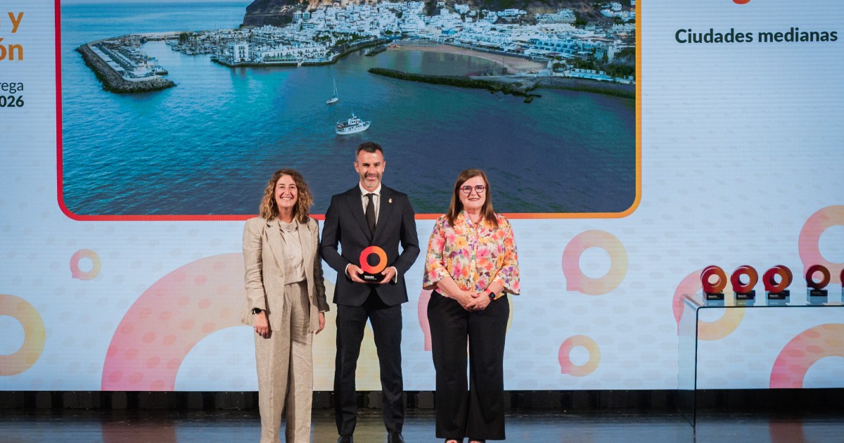 Mogán recibe la distinción 'Ciudad de la Ciencia y la Innovación' del MICIU
