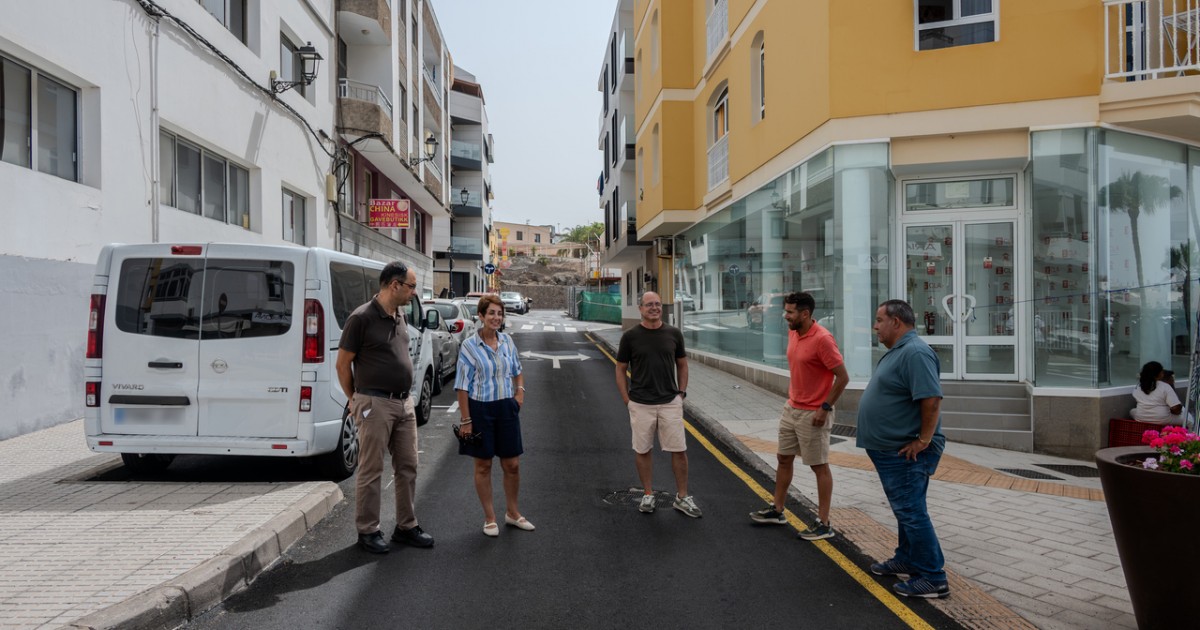 El Ayuntamiento asfalta varias calles en Arguineguín por 113.000 euros