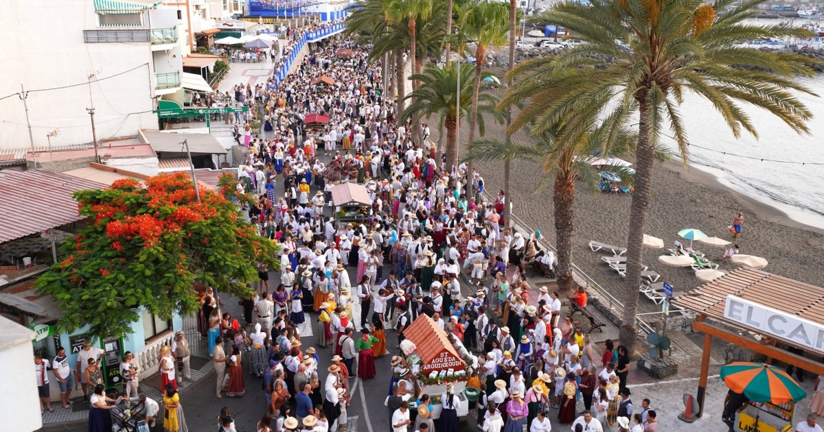 23 carretas participan el sábado la Romería-Ofrenda de la Virgen del Carmen de Arguineguín