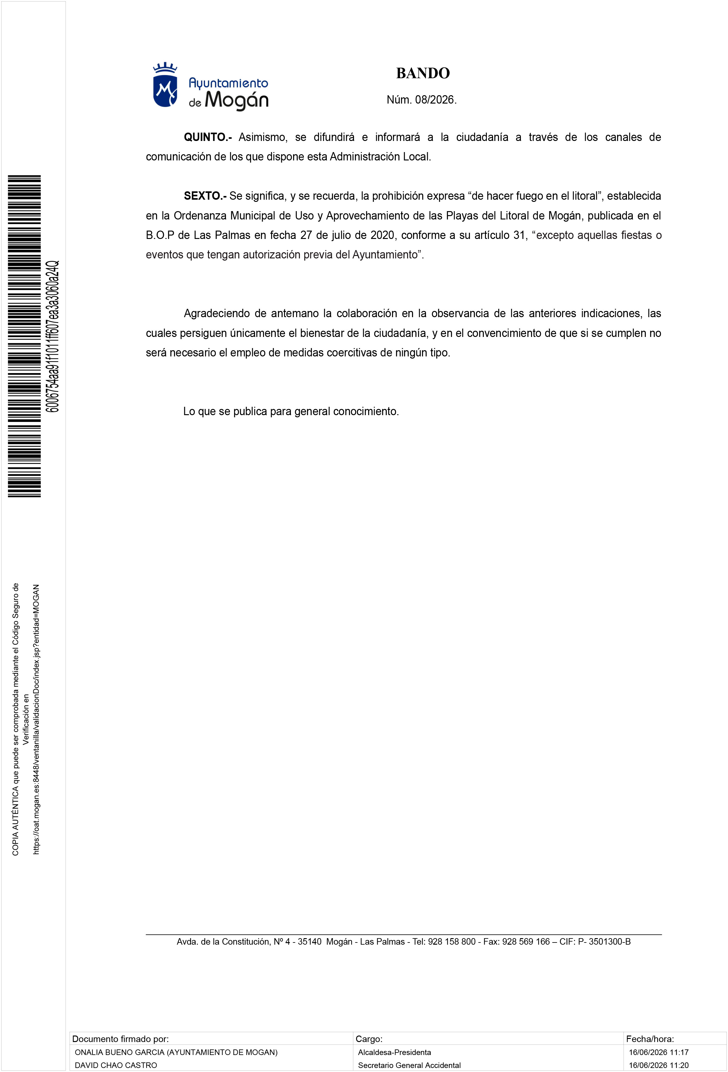 Bando de seguridad de San Juan 2026 - 002