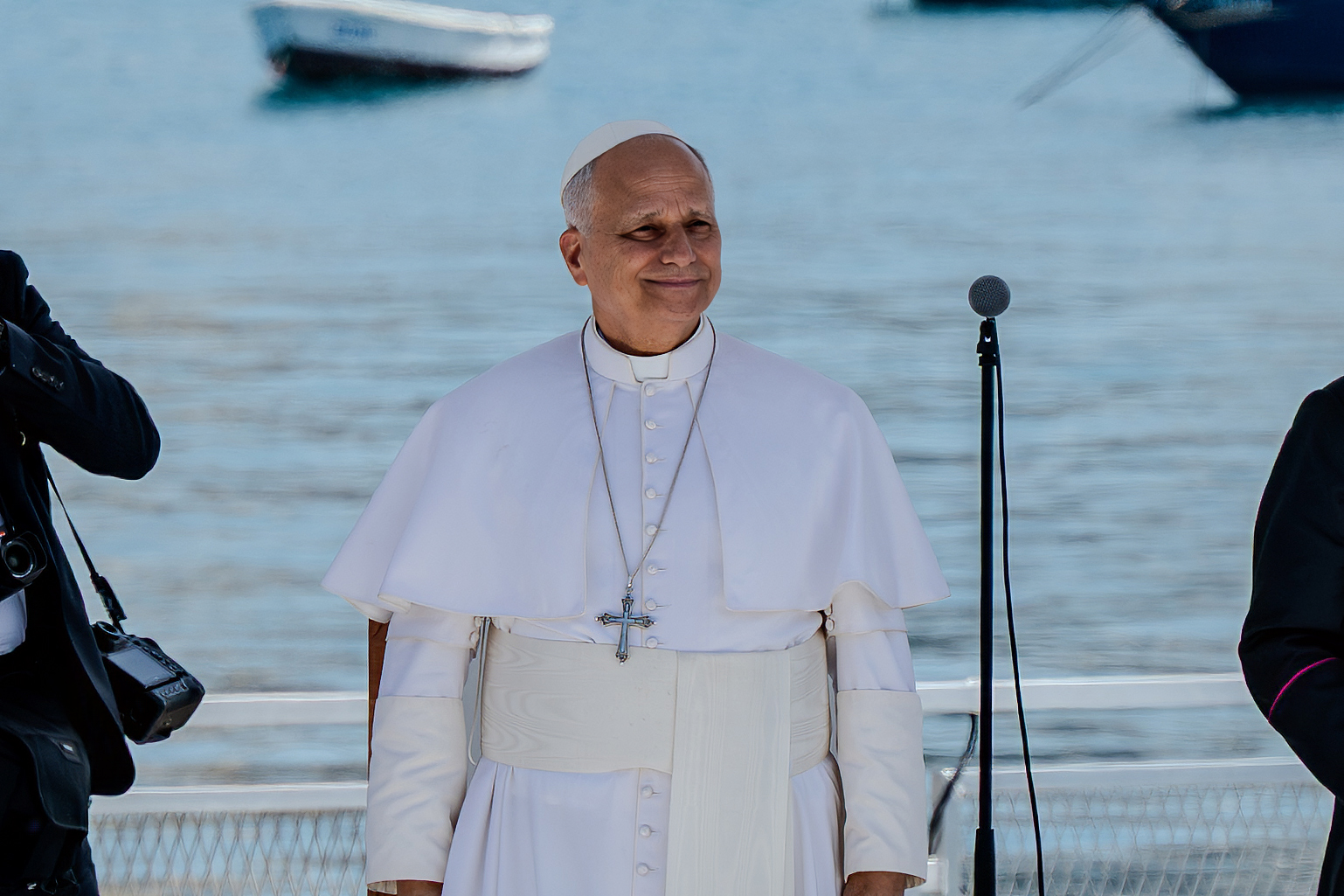 Visita del Papa León XIV al Muelle de Arguineguín - 001