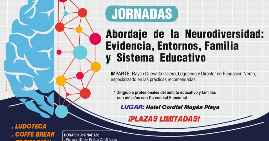 El Ayuntamiento organiza del 10 al 12 de noviembre unas jornadas sobre  el abordaje de la neurodiversidad