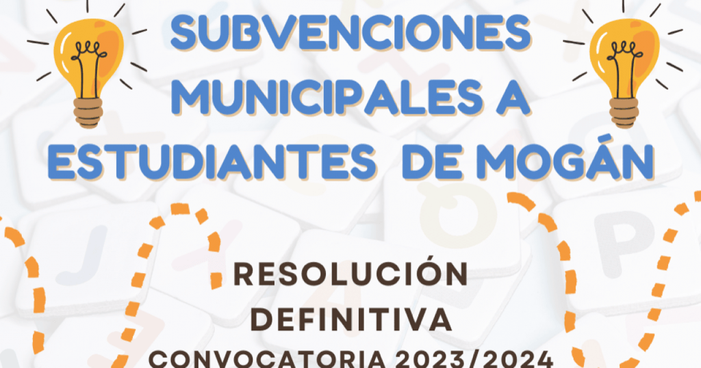 145 estudiantes de Mogán se benefician de las subvenciones municipales