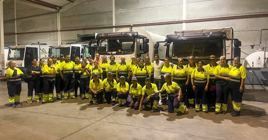 El Ayuntamiento de Mogán intensifica la limpieza viaria