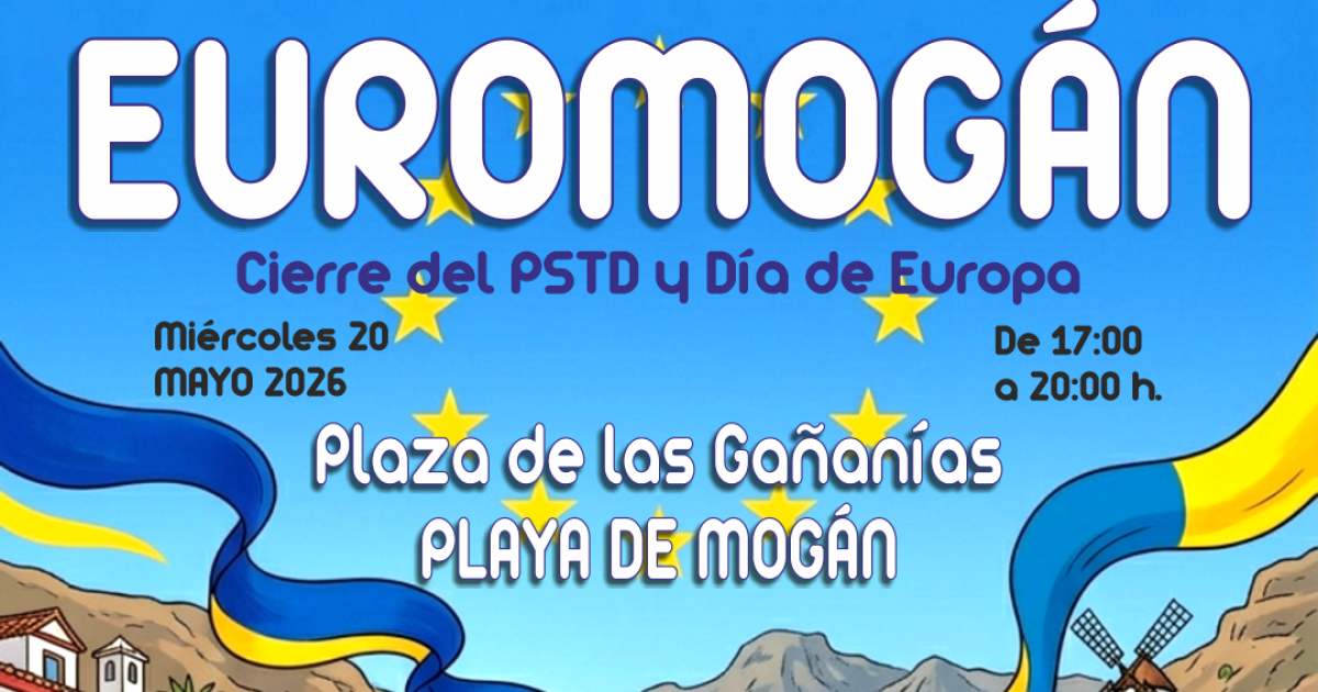 Mogán celebrará el Día de Europa con una jornada cultural y lúdica