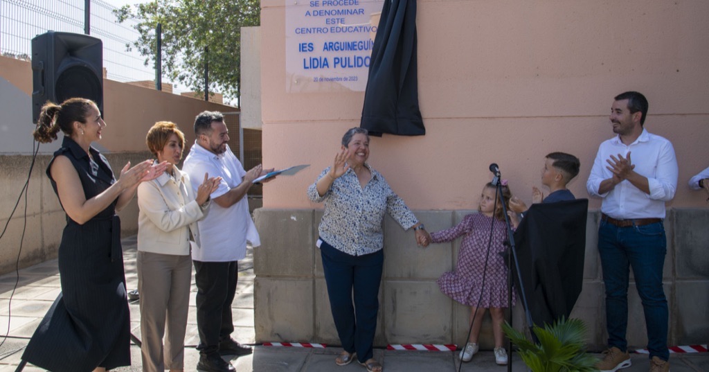 El IES Arguineguín ya es  IES Arguineguín Lidia Pulido