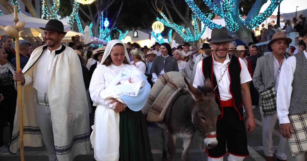 Navidad canaria por el 36 cumpleaños del Belén Viviente de Veneguera