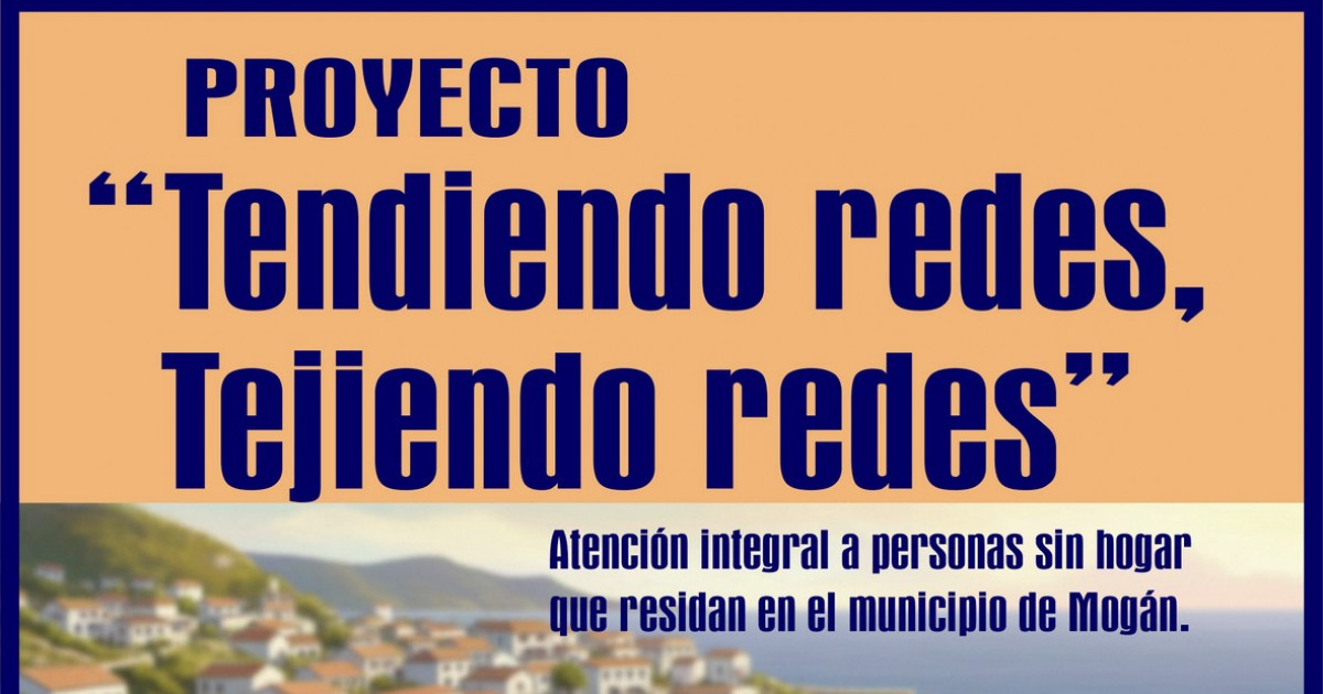 Mogán tiende redes contra el sinhogarismo